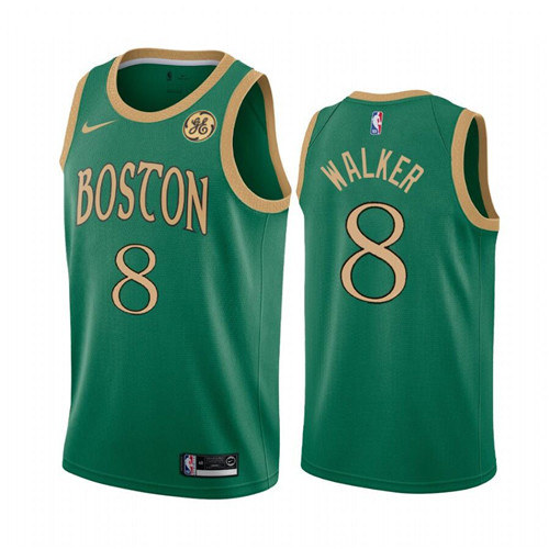 Men's Boston Celtics #8 Kemba Walker Green NBA City Edition Swingman Stitched Jersey Men's Boston Celtics #8 Kemba Walker Green NBA City Edition Swingman Stitched Jersey